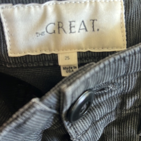 🔹 THE GREAT. Micro Cord Patch Pocket Pants - Picture 3 of 4